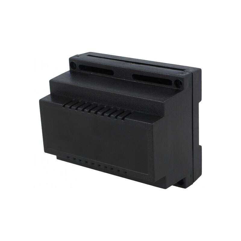 Carcasă DIN, 89x107x65mm, ABS Negru | Electronic-mag.ro | Componente Electronice Carcasă DIN, 89x107x65mm, ABS Negru | Electronic-mag.ro | Componente Electronice