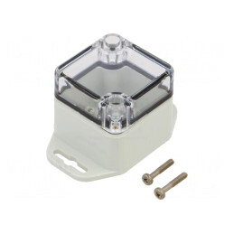 Carcasă Universală Policarbonat IP67 45x45x40mm | Electronic-mag.ro | Componente Electronice
