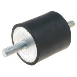Atenuator de Vibrații M8 40mm Guma | Electronic-mag.ro | Componente Electronice