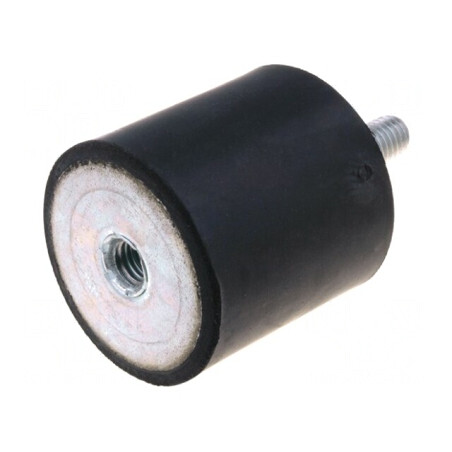 Atenuator de Vibrații M8 40mm Guma 1630N | Electronic-mag.ro | Componente Electronice