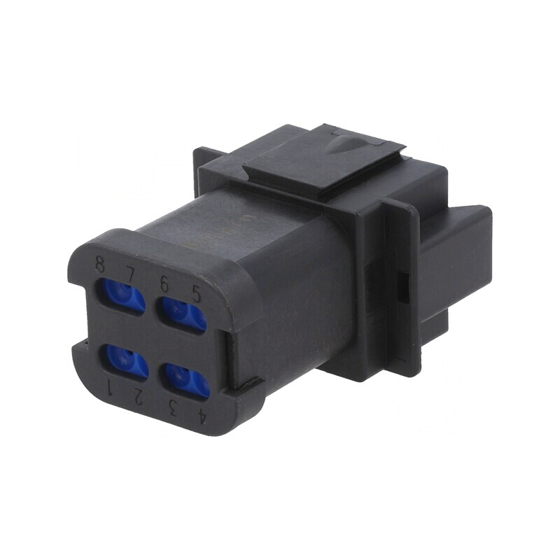 Conector Cablu-Cablu PX0 8-Pin Negru | Electronic-mag.ro | Componente Electronice