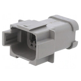 Conector cablu-cablu PX0 tată 8 pini gri IP68 | Electronic-mag.ro | Componente Electronice