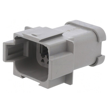 Conector cablu-cablu PX0 tată 8 pini gri IP68 | Electronic-mag.ro | Componente Electronice