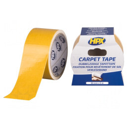 Bandă de fixare dublă albă 50mm x 5m | Electronic-mag.ro | Componente Electronice