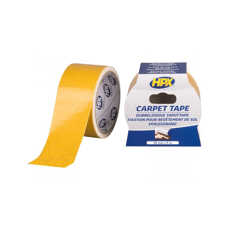 Bandă de fixare dublă albă 50mm x 5m | Electronic-mag.ro | Componente Electronice