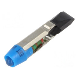 Lampă LED T5,5 Albastru Plastic 24V 3mm | Electronic-mag.ro | Componente Electronice