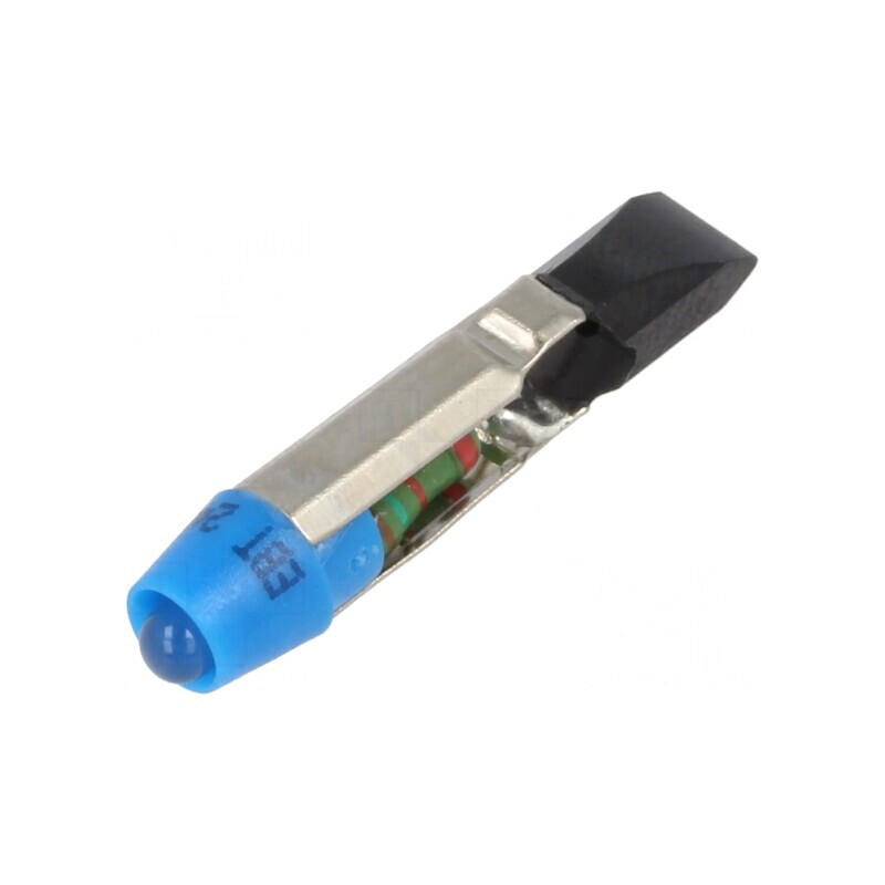 Lampă LED T5,5 Albastru Plastic 24V 3mm | Electronic-mag.ro | Componente Electronice