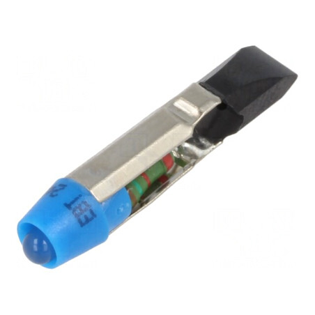 Lampă LED T5,5 Albastru Plastic 24V 3mm | Electronic-mag.ro | Componente Electronice