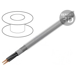Cablu electric ecranat PVC 300V/500V | Electronic-mag.ro | Componente Electronice