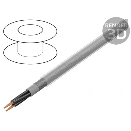 Cablu electric ecranat PVC 300V/500V | Electronic-mag.ro | Componente Electronice