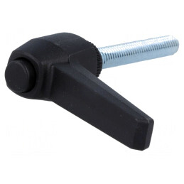 Manetă franceză filet 40mm neagră 50mm | Electronic-mag.ro | Componente Electronice