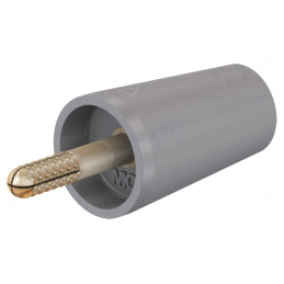 Adaptor Banană 4mm 32A Gri | Electronic-mag.ro | Componente Electronice
