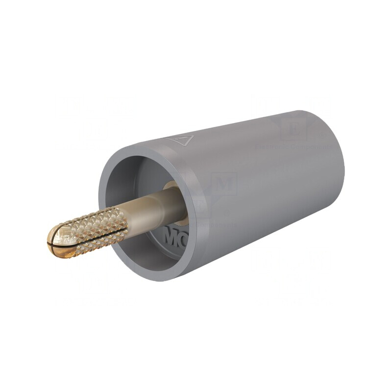 Adaptor Banană 4mm 32A Gri | Electronic-mag.ro | Componente Electronice