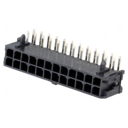 Soclu cablu-placă Micro-Fit 3.0 24 PIN 3mm THT 8,5A | Electronic-mag.ro | Componente Electronice