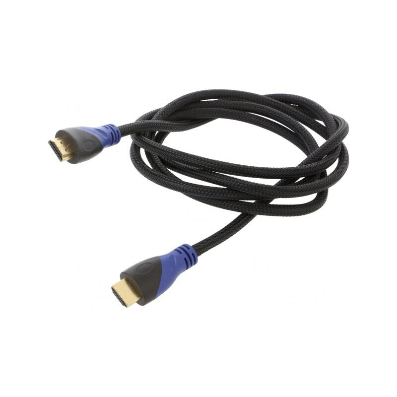 Cablu HDMI 1.4 2m Negru | Electronic-mag.ro | Componente Electronice