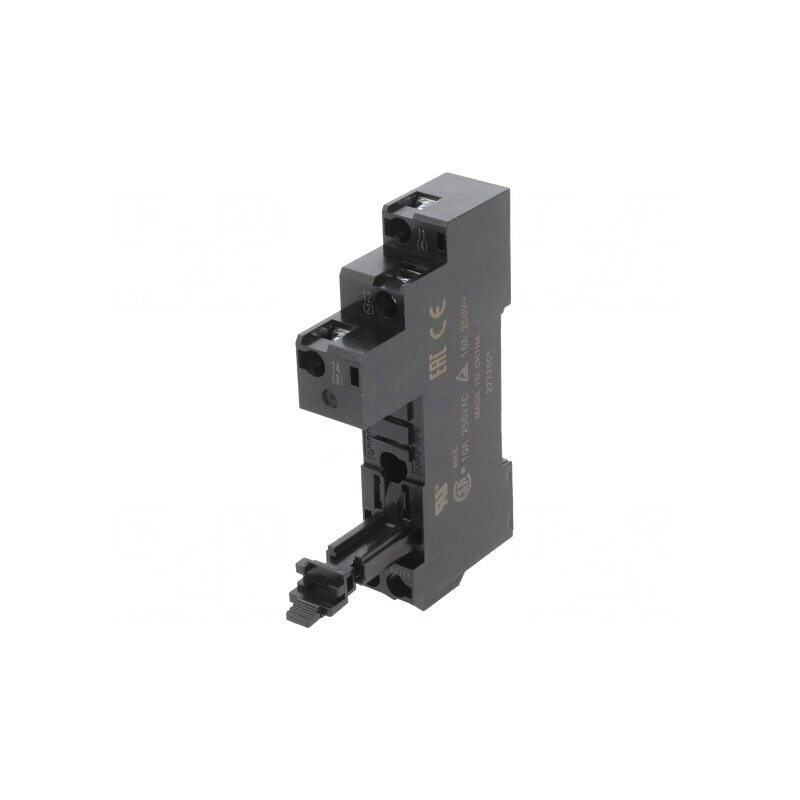 Stativ pentru șină DIN cu cleme și șuruburi G2R-1-S, H3RN-1 | Electronic-mag.ro | Componente Electronice