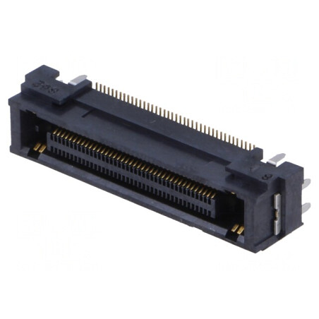 Conector PCB-PCB Mamă 80 Pin 0.5mm Aurit SMT | Electronic-mag.ro | Componente Electronice