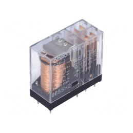 Releu Electromagnetic DPDT 12VAC 5A | Electronic-mag.ro | Componente Electronice