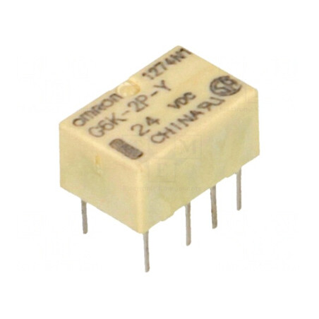 Releu Electromagnetic DPDT 24VDC 1A | Electronic-mag.ro | Componente Electronice