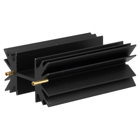 Radiator Extrudat Negru 63,5mm 4,5K/W pentru SOT32, TO220, TO3P | Electronic-mag.ro | Componente Electronice