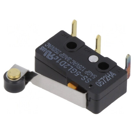 Microîntrerupător cu manetă și rolă 3A/250VAC | Electronic-mag.ro | Componente Electronice