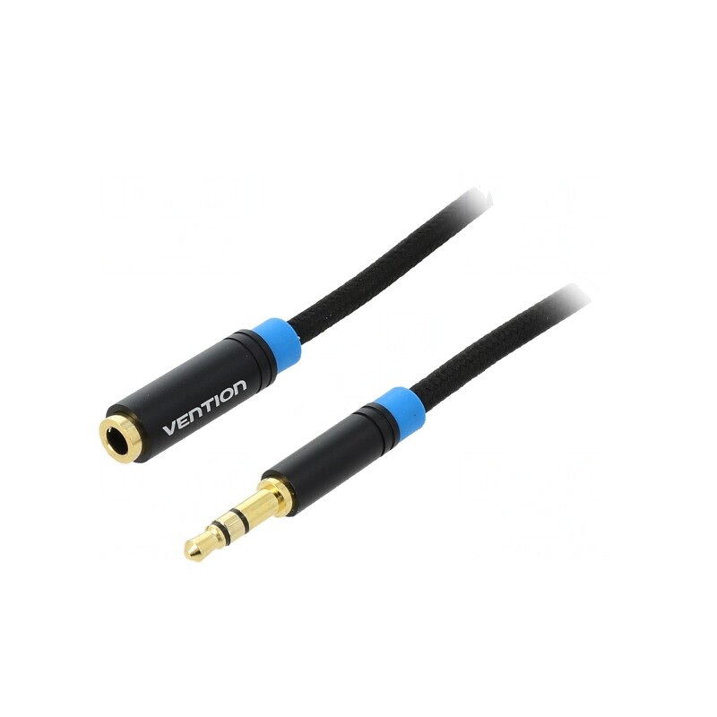 Cablu Audio Jack 3.5mm 5m Negru | Electronic-mag.ro | Componente Electronice