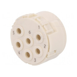 Conector M23 PIN 6 Crimpat 300V | Electronic-mag.ro | Componente Electronice
