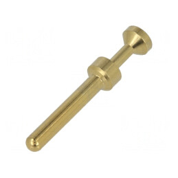 Pin tată cupru aurit 0,14-0,37mm2 crimpat 16A | Electronic-mag.ro | Componente Electronice