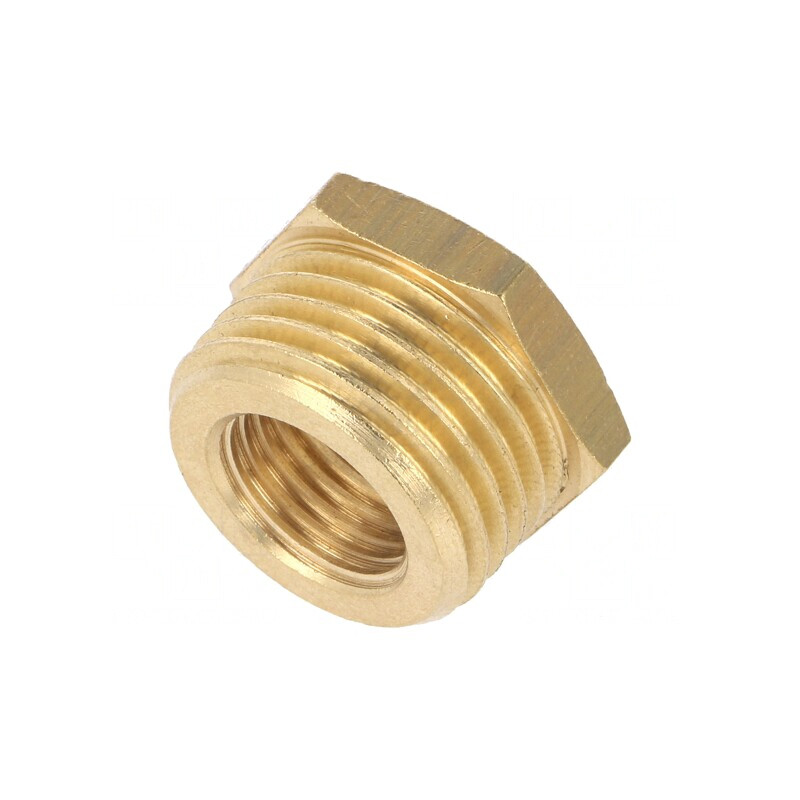 Reducție din alamă 1/4 la 1/2 inch | Electronic-mag.ro | Componente Electronice
