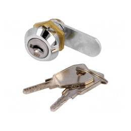 Închizătoare pentru mobilă aluminiu și zinc 15mm crom | Electronic-mag.ro | Componente Electronice