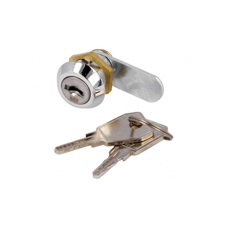 Închizătoare pentru mobilă aluminiu și zinc 15mm crom | Electronic-mag.ro | Componente Electronice