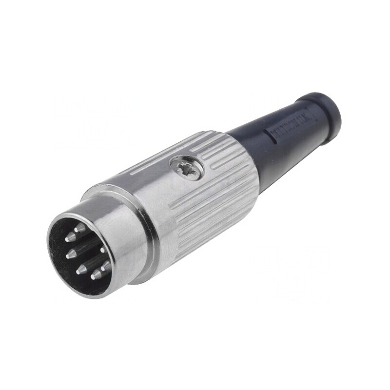 Mufă DIN 7-Pin 270° Dreptă pe Cablu 34V | Electronic-mag.ro | Componente Electronice Mufă DIN 7-Pin 270° Dreptă pe Cablu 34V | Electronic-mag.ro | Componente Electronice