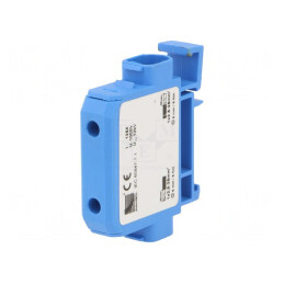 Bloc de distribuție cu 2 borne albastru | Electronic-mag.ro | Componente Electronice