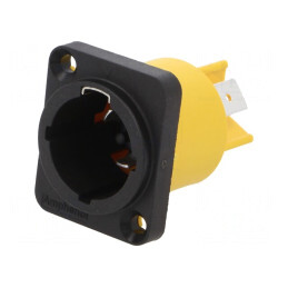 Soclu Alimentare AC 3 Pin 16A 250V IP65 Termoplast | Electronic-mag.ro | Componente Electronice