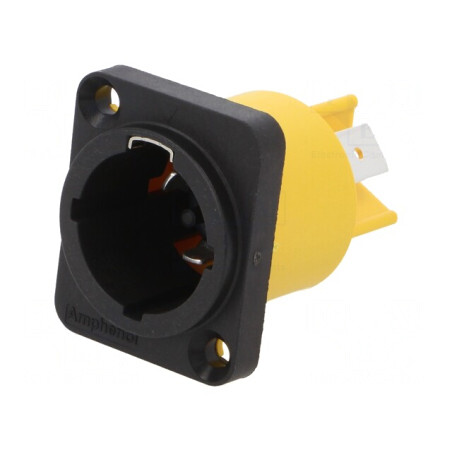 Soclu Alimentare AC 3 Pin 16A 250V IP65 Termoplast | Electronic-mag.ro | Componente Electronice
