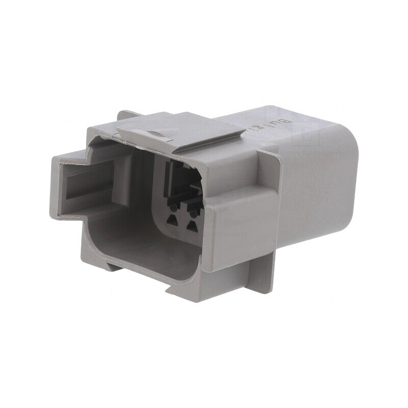 Conector cablu PX0 mufă tată 8 pini gri IP68 | Electronic-mag.ro | Componente Electronice