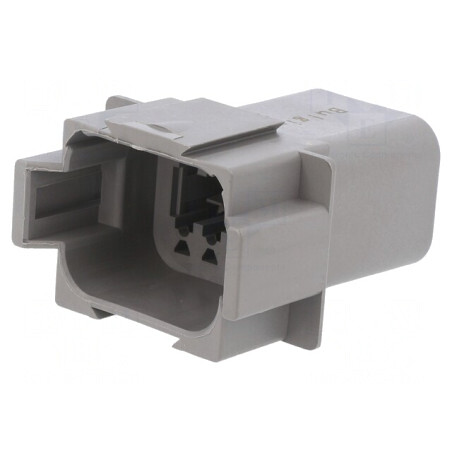 Conector cablu PX0 mufă tată 8 pini gri IP68 | Electronic-mag.ro | Componente Electronice