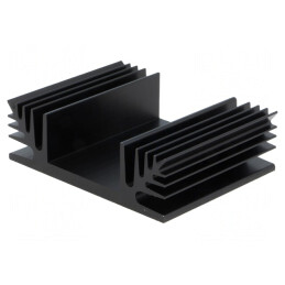 Radiator Extrudat TO3 Negru 50x65x20mm 2,9K/W | Electronic-mag.ro | Componente Electronice