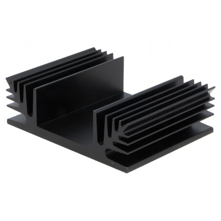 Radiator Extrudat TO3 Negru 50x65x20mm 2,9K/W | Electronic-mag.ro | Componente Electronice
