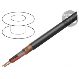 Cablu Difuzor 2x1mm OFC Negru FirestoP | Electronic-mag.ro | Componente Electronice