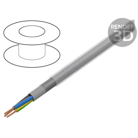 Cablu ÖLFLEX CLASSIC 100 CY 3x0.75mm² PVC Transparent Gri | Electronic-mag.ro | Componente Electronice