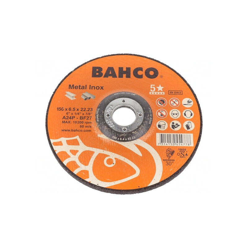 Disc de șlefuire 150mm 22,23mm 6,4mm | Electronic-mag.ro | Componente Electronice