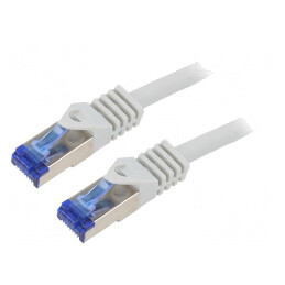 Patch Cord S/FTP Cat 6a Gri 1.5m | Electronic-mag.ro | Componente Electronice