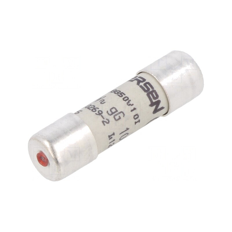 Siguranță gG 10A 500VAC 250VDC 10x38mm | Electronic-mag.ro | Componente Electronice
