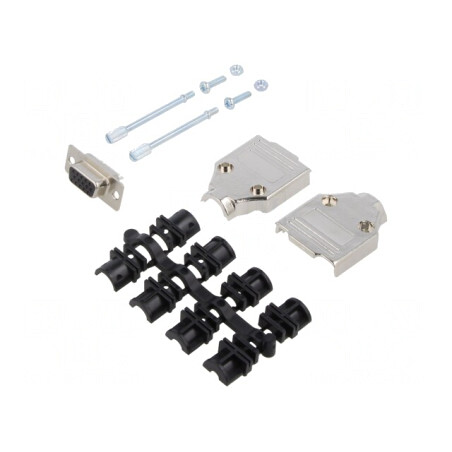 Mufă D-Sub HD 15 PIN Mamă pe Cablu Drept | Electronic-mag.ro | Componente Electronice