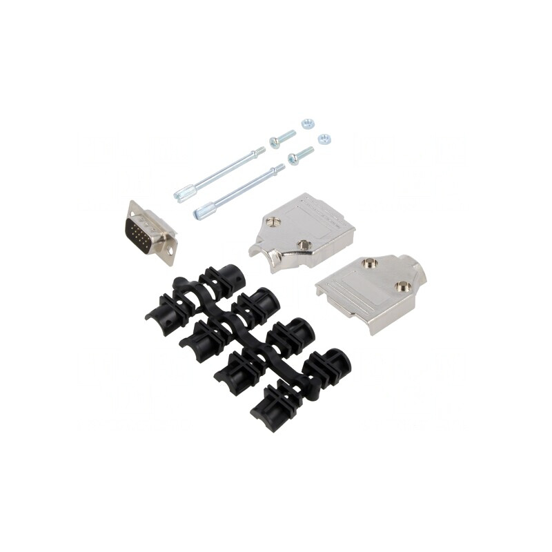 Conector D-Sub 15 Pin Mufă Tată Lipire | Electronic-mag.ro | Componente Electronice