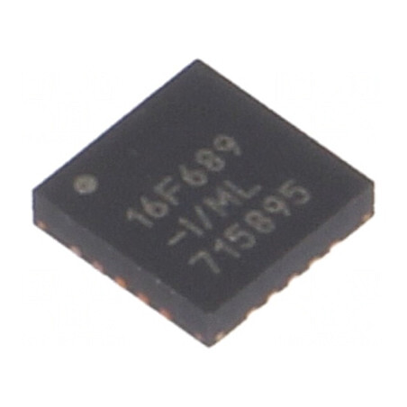 Microcontroler PIC 7kB 20MHz 2-5.5V SMD QFN20 | Electronic-mag.ro | Componente Electronice