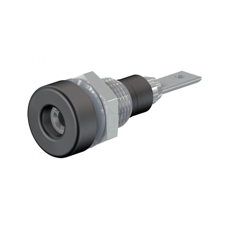 Soclu Banană 2mm 10A Negru cu Izolație pe Panou | Electronic-mag.ro | Componente Electronice Soclu Banană 2mm 10A Negru cu Izolație pe Panou | Electronic-mag.ro | Componente Electronice