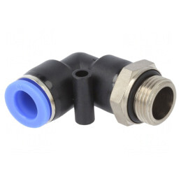 Racord push-in unghiular G 3/8 PBT 0-60°C | Electronic-mag.ro | Componente Electronice