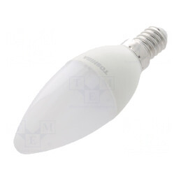 Lampă LED E14 5W Alb Cald 3000K 470lm | Electronic-mag.ro | Componente Electronice